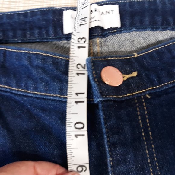 Lane Bryant Women's NWT Slim Straight Ankle Jeans Size 26 PETITE Distressed Flex - Picture 11 of 16